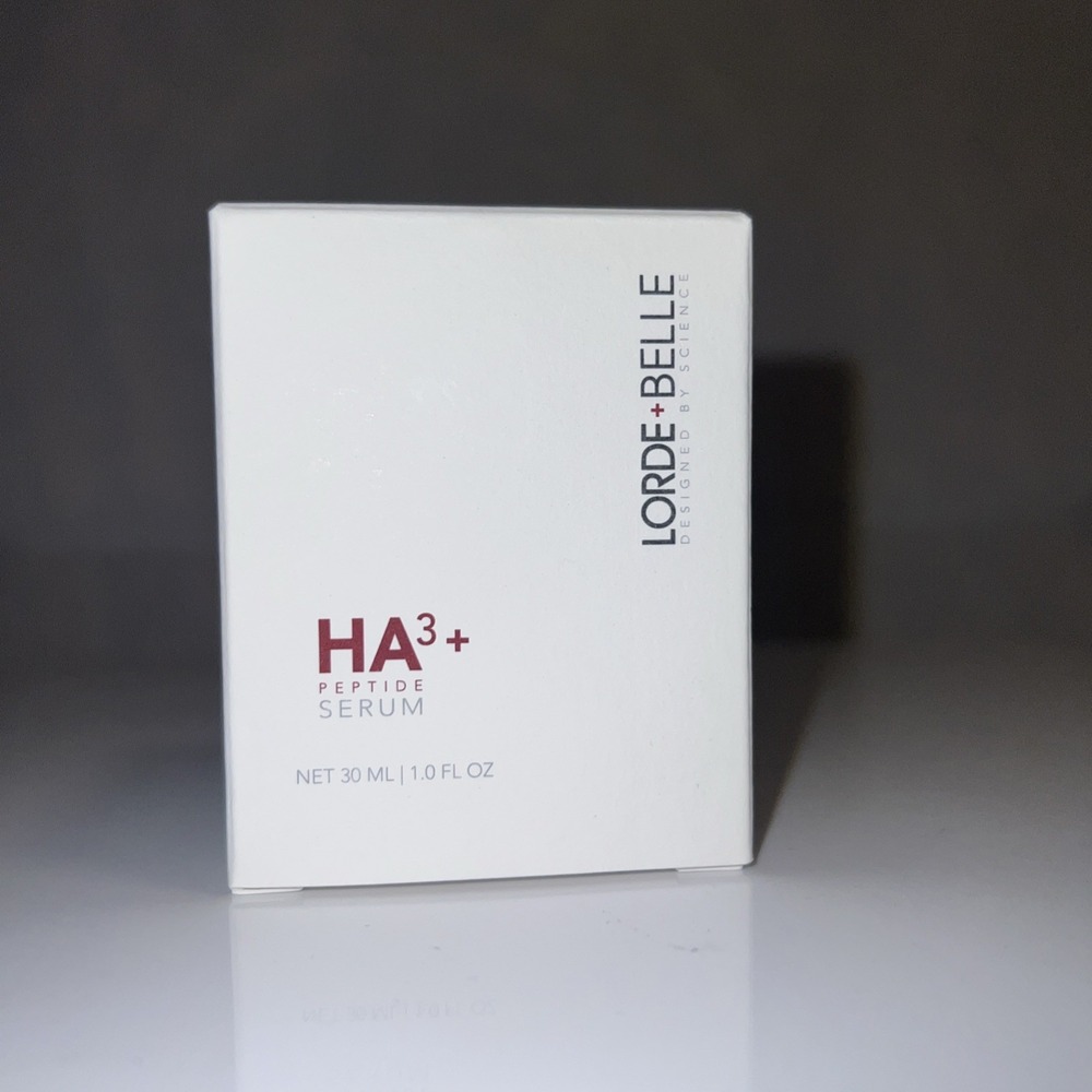 Lorde & Belle HA3+ Peptide Serum 1 Fl Oz Retail $69